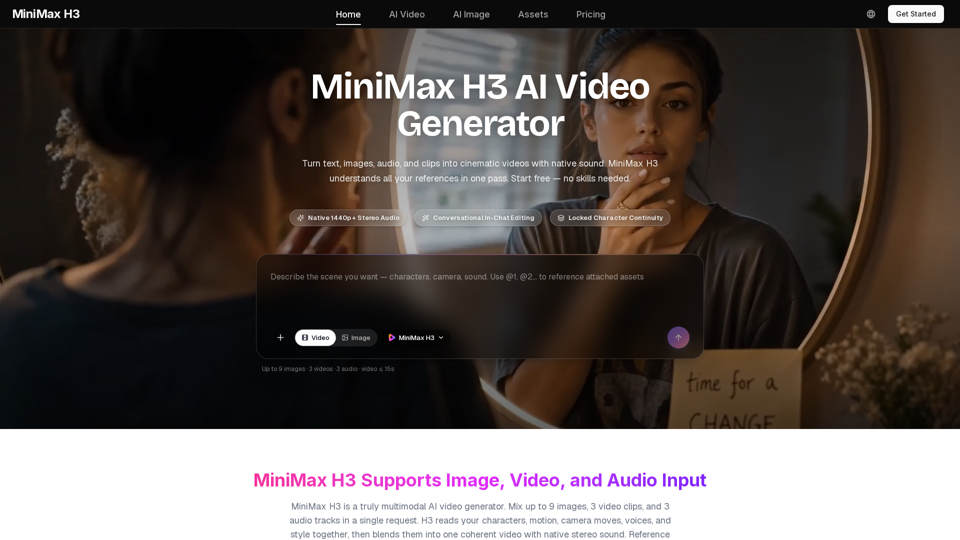 MiniMax H3 AI 비디오 생성기 screenshot