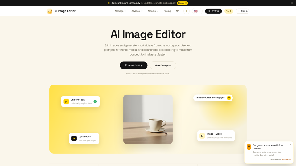 AI Image Editor screenshot