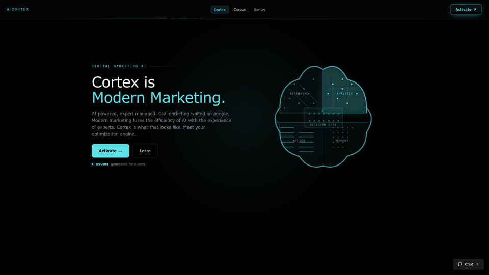 Cortex screenshot