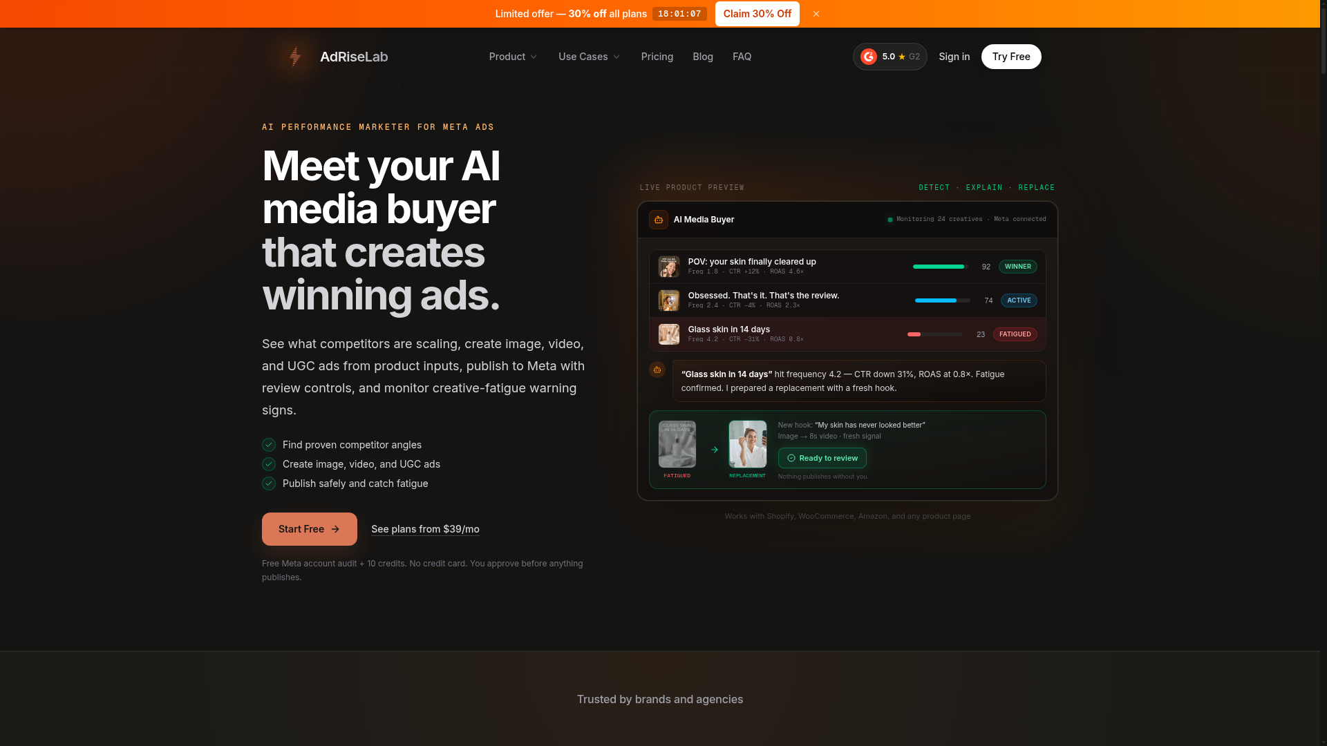 AI Media Buyer for Meta Ads screenshot