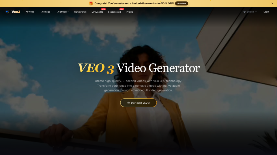 Veo 3 Video Generator screenshot