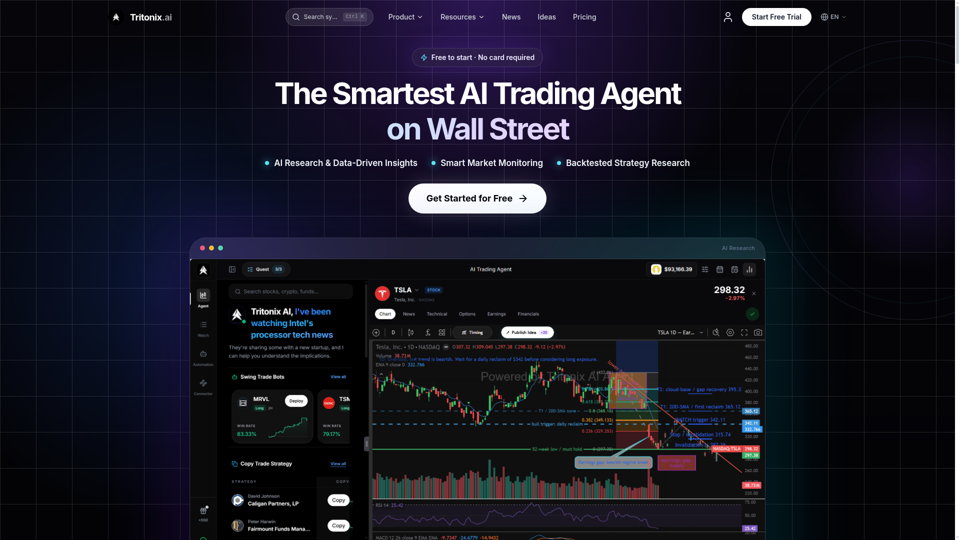 Tritonix.ai screenshot