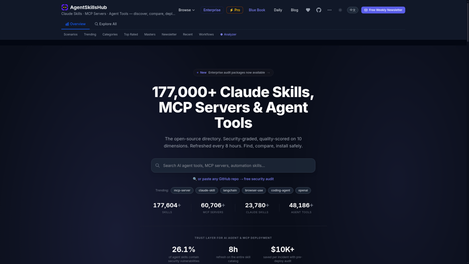 Agent Skills Hub screenshot