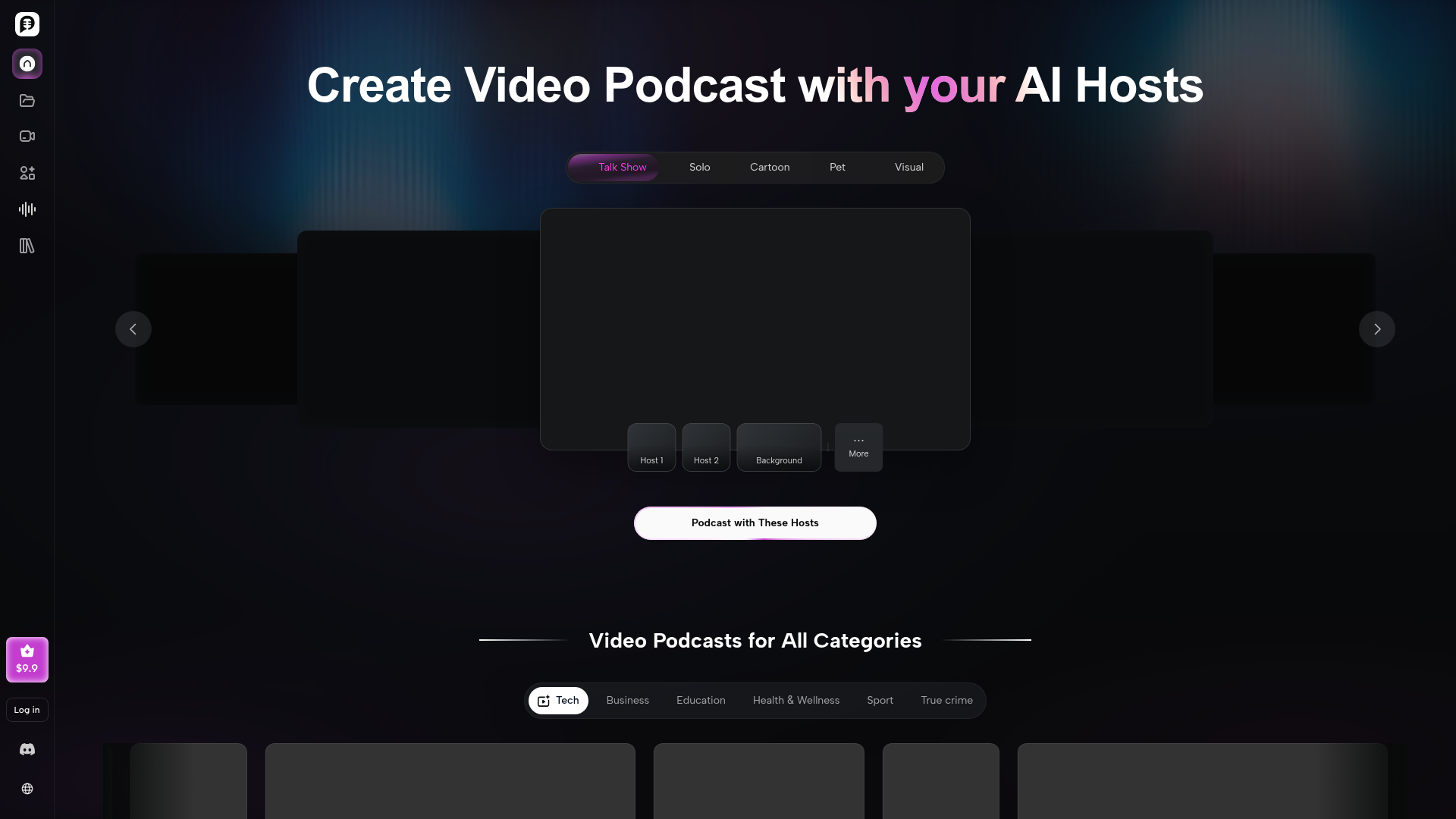 AI Podcast Generator screenshot