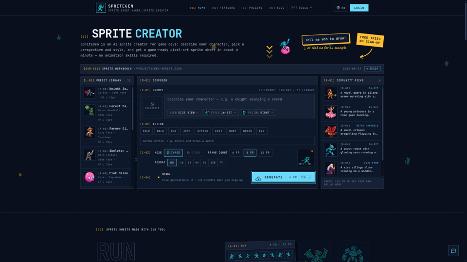 Sprite Creator screenshot