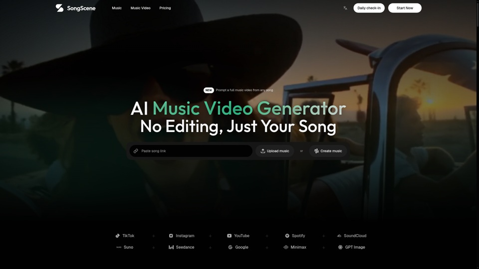 AI Music Video Generator screenshot