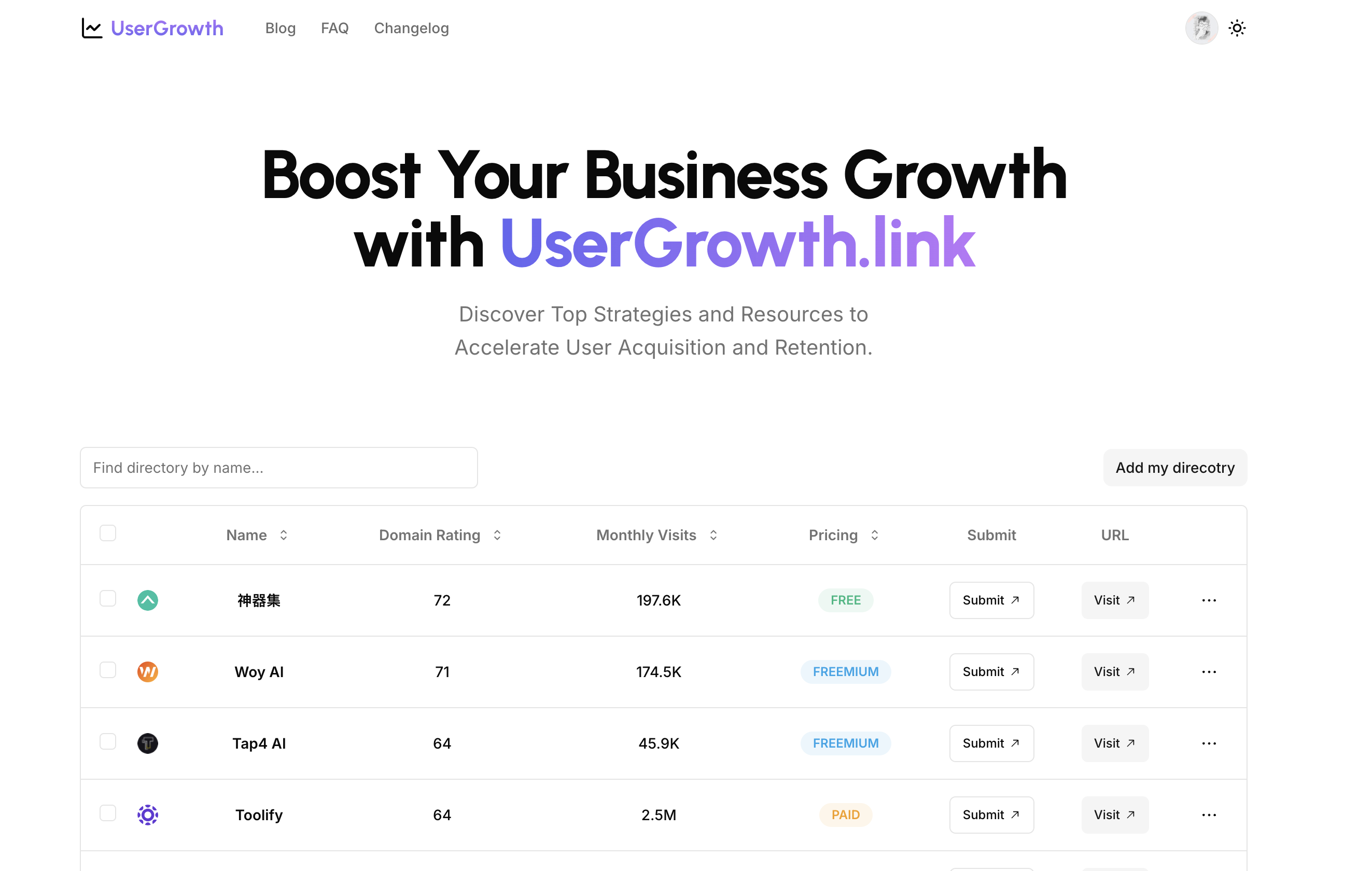 UserGrowth.link